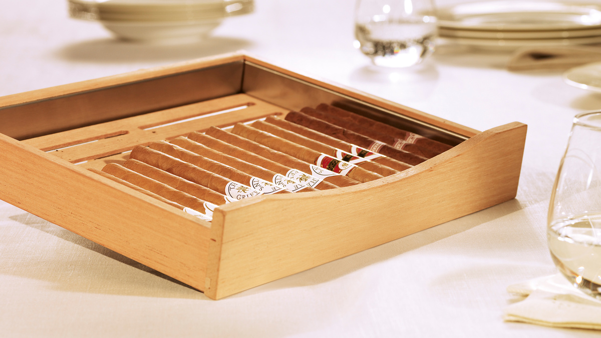 Humidor: pudełko prezentacyjne