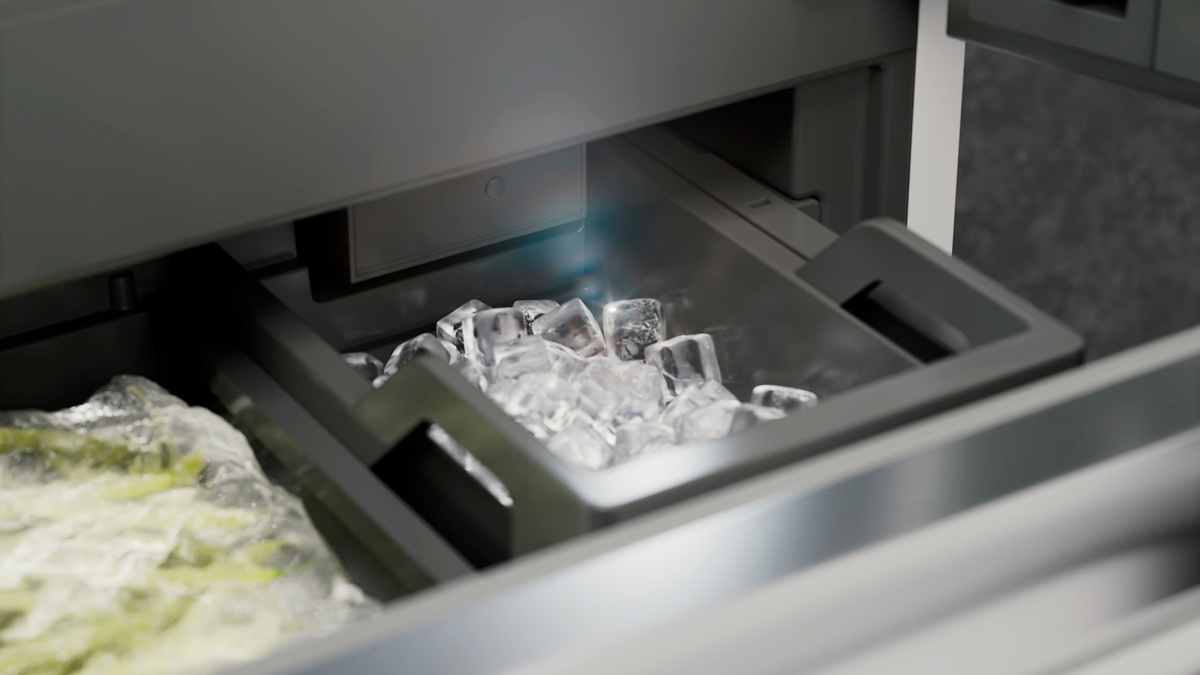IceMaker ze stałym przyłączem wody