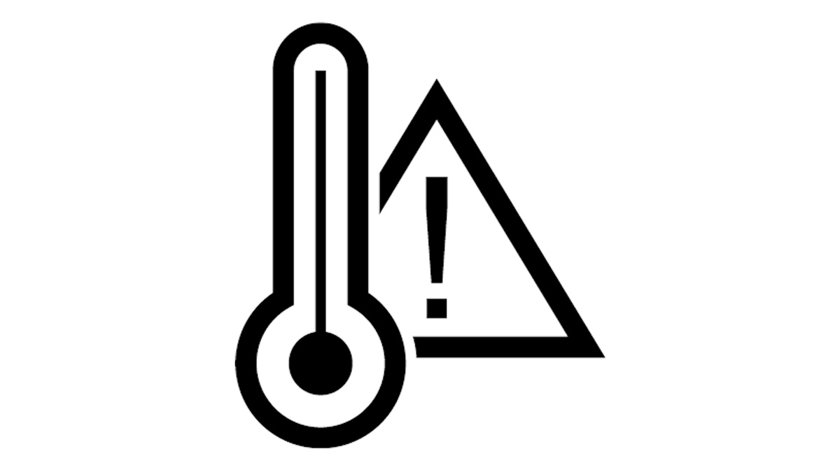 Alarm temperatury